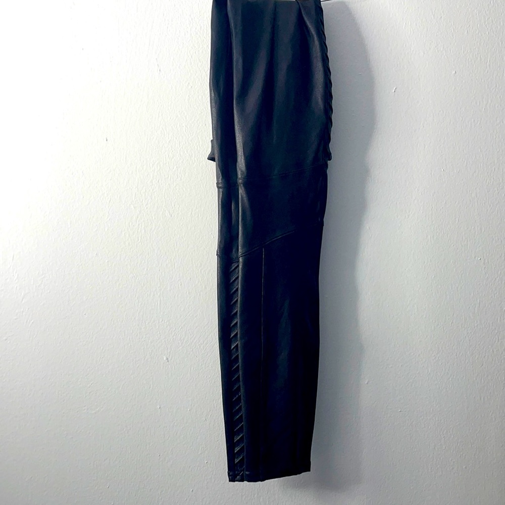 Spanx Women’s faux leather moto leggings